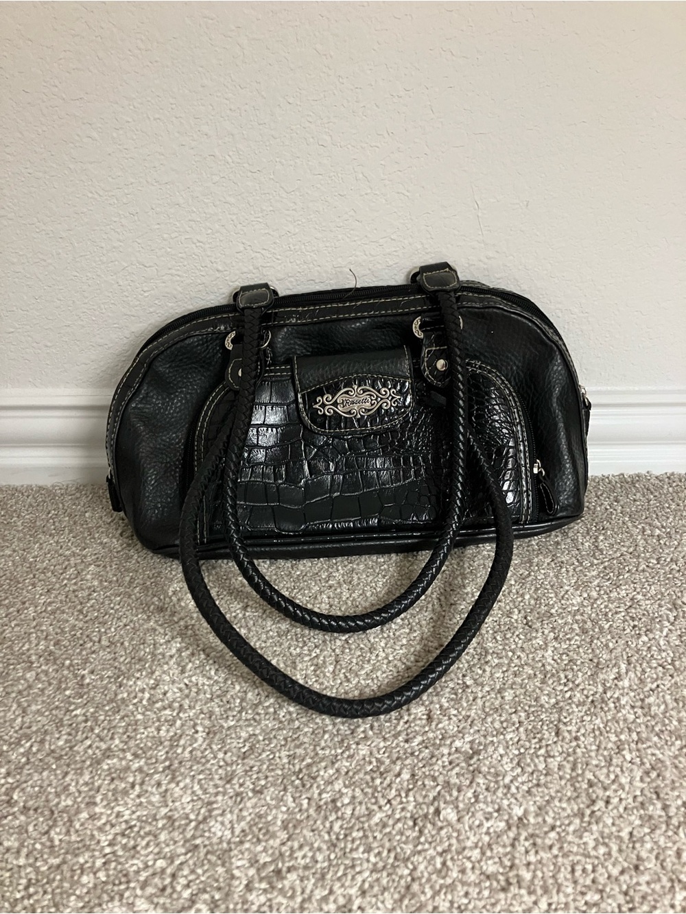 Black Leather Purse